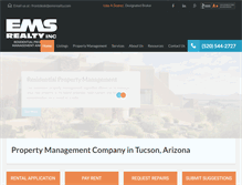 Tablet Screenshot of emsrealty.com